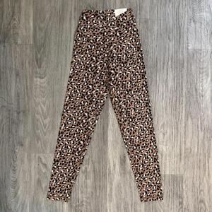 Aerie Leopard 7/8 Leggings Small Hi-Rise RN 54485 Cheetah S Yoga Activewear